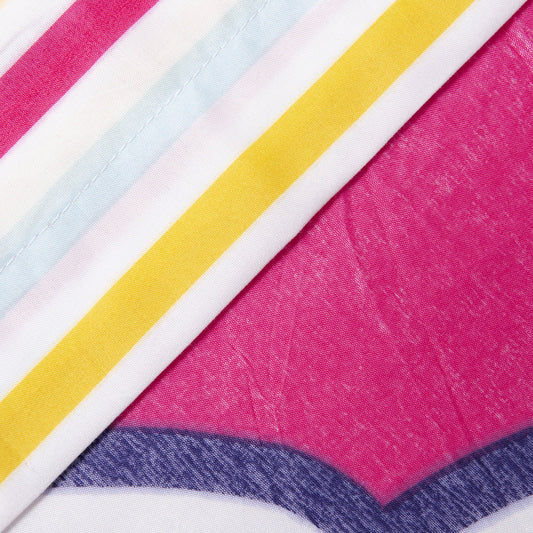 Sábana 1.5 Plazas Microfibra Hello Kitty Sparkle