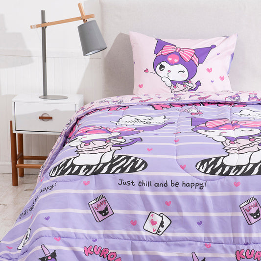 Plumón 1.5 Plazas Kuromi Coqueta