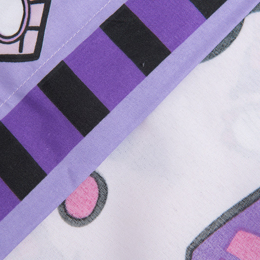 Sábana 1.5 Plazas Microfibra Kuromi Coqueta