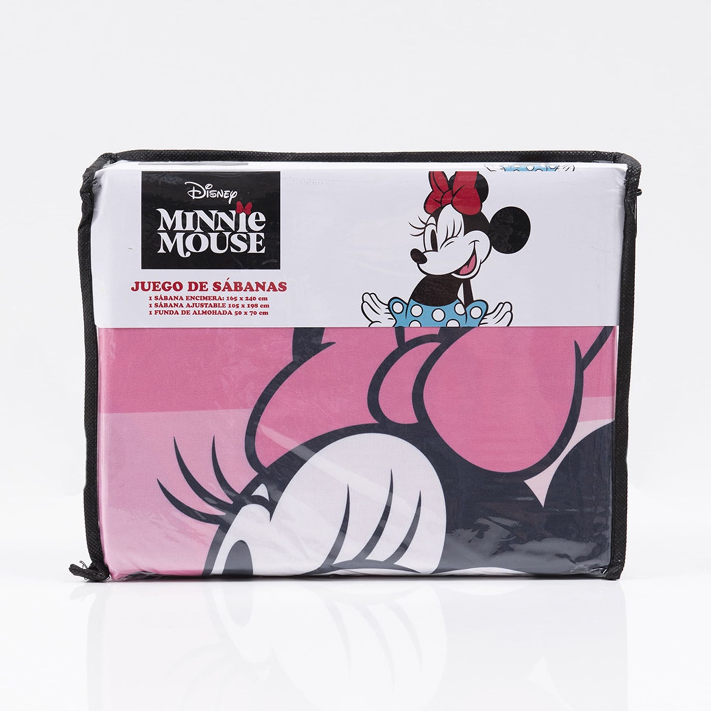 Sábana 1.5 Plazas Microfibra Disney Minnie Dots