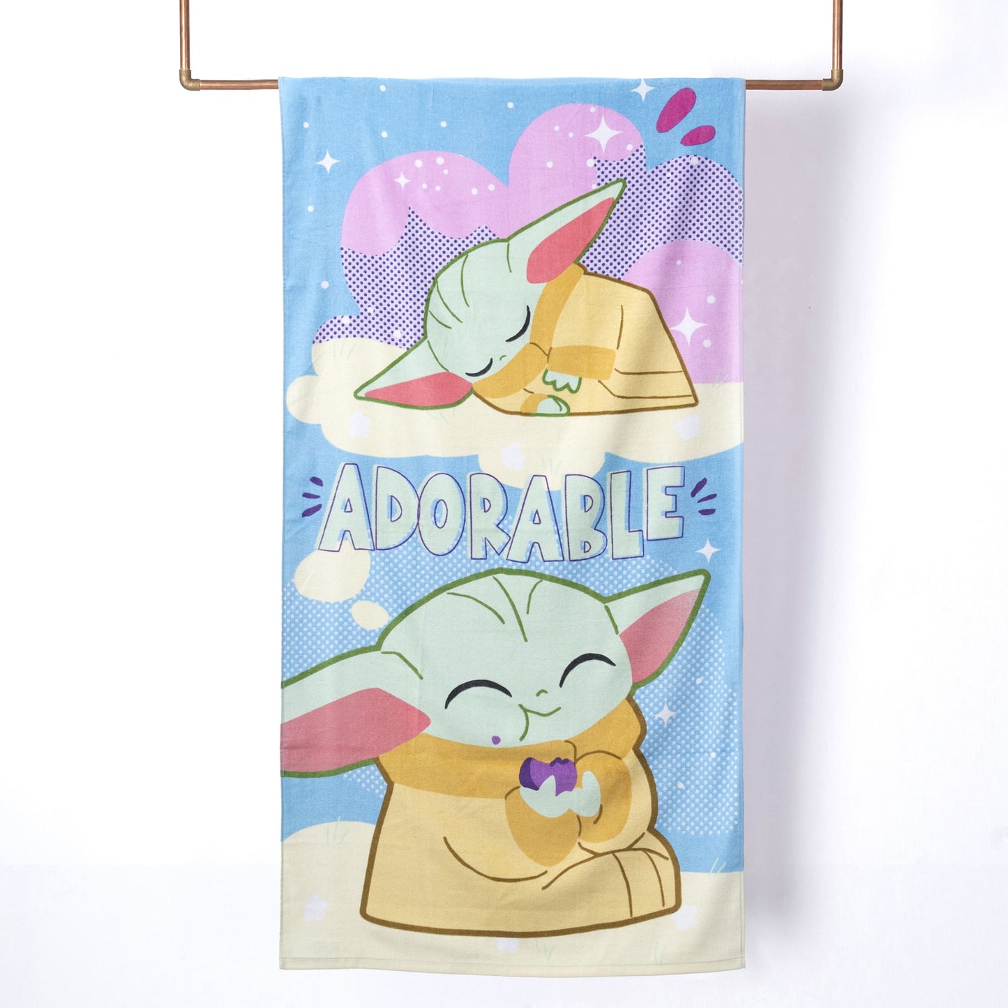 Toalla Playa 70x140 cm Mandalorian Adorable