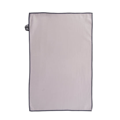 Toalla Deportiva Microfibra 40x60 cm + Botella 700 cc Gris