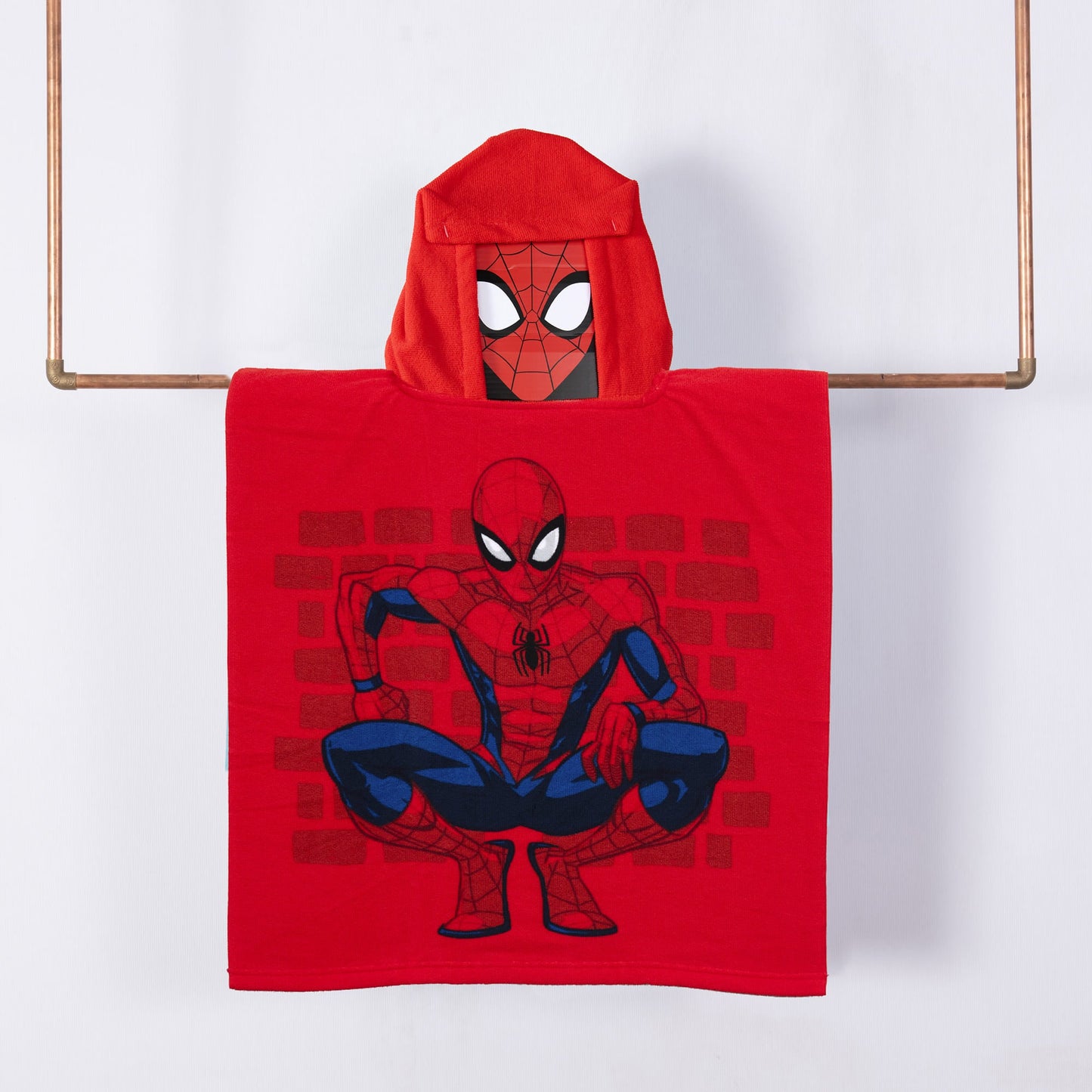Toalla Playa Capucha MF 60x120 cm Spiderman Super