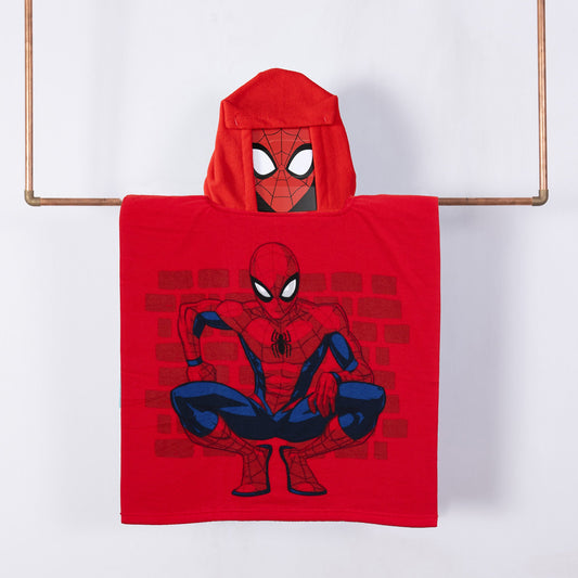 Toalla Playa Capucha MF 60x120 cm Spiderman Super