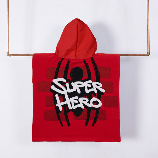 Toalla Playa Capucha MF 60x120 cm Spiderman Super