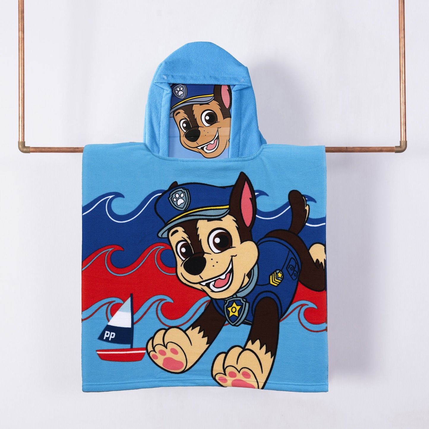 Toalla Playa Capucha MF 60x120 cm Paw Patrol Pups