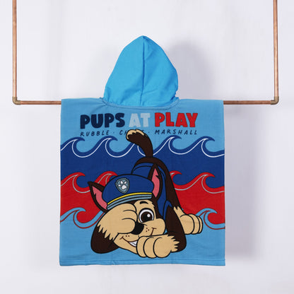 Toalla Playa Capucha MF 60x120 cm Paw Patrol Pups