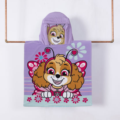 Toalla Playa Capucha MF 60x120 cm Paw Patrol Mariposa