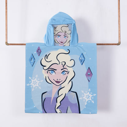 Toalla Playa Capucha MF 60x120 cm Frozen Copos