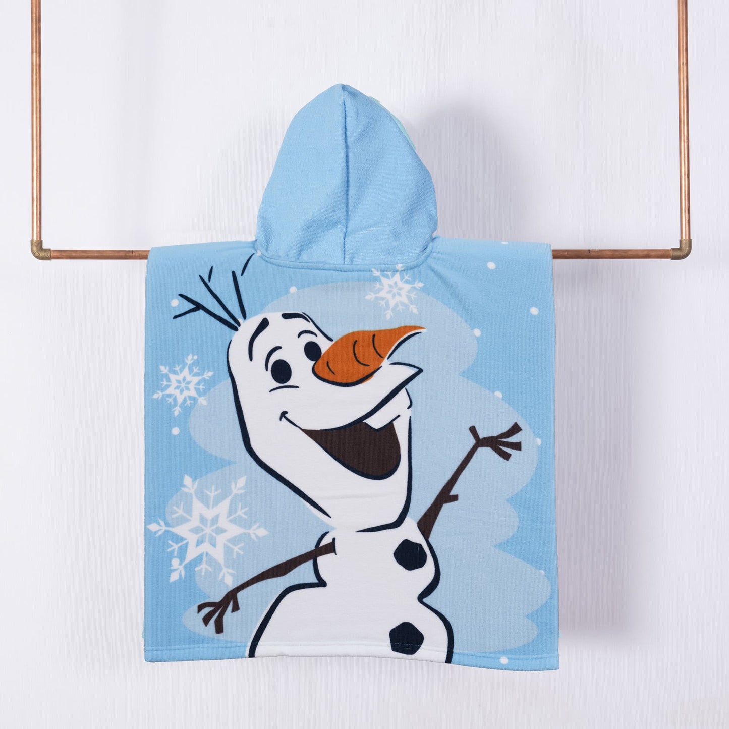 Toalla Playa Capucha MF 60x120 cm Frozen Copos