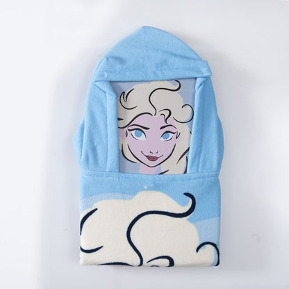 Toalla Playa Capucha MF 60x120 cm Frozen Copos