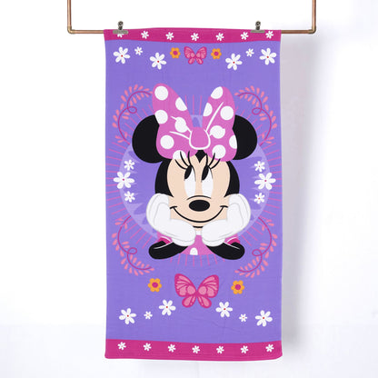 Toalla Playa con Bolso Minnie Pajaro