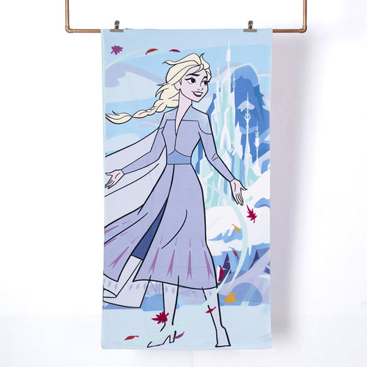 Toalla Playa con Bolso Frozen Castillo