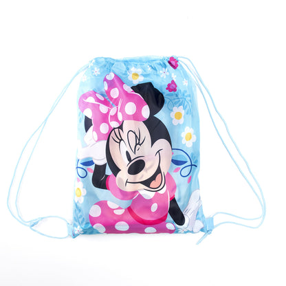 Toalla Playa con Bolso Minnie Celeste