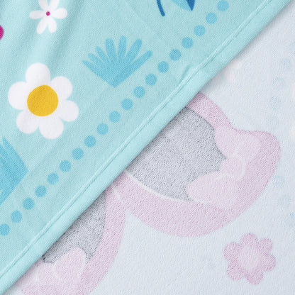 Toalla Playa con Bolso Minnie Celeste