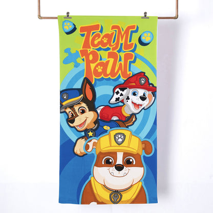 Toalla Playa con Bolso Paw Patrol Team