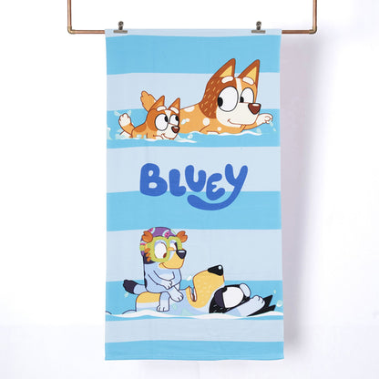 Toalla Playa con Bolso Bluey Agua