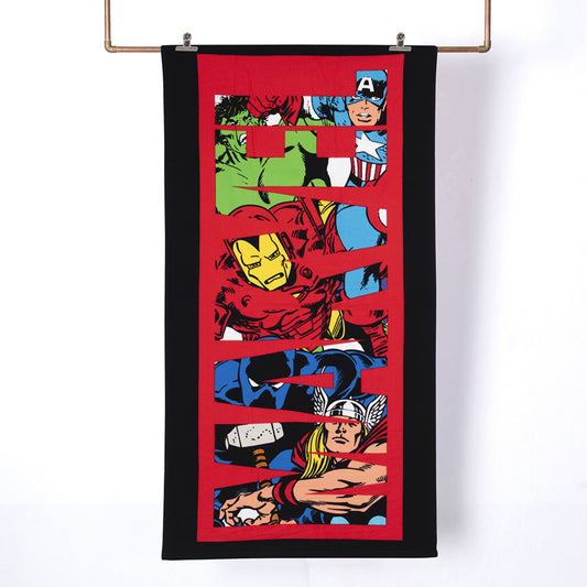 Toalla Playa con Bolso Avengers Todos