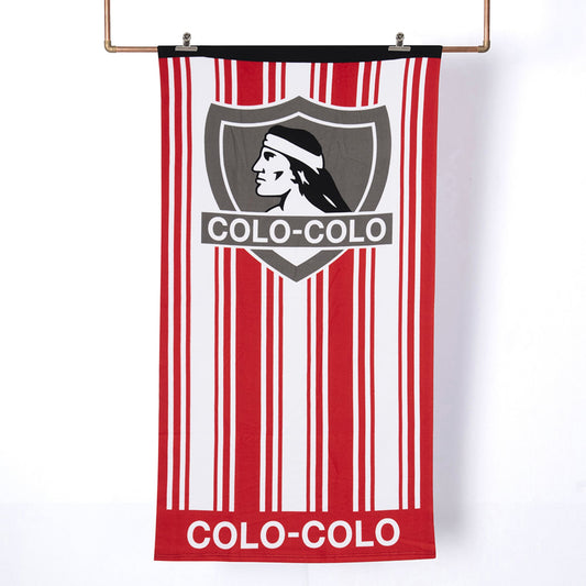 Toalla Playa con Bolso Colo-Colo Roja