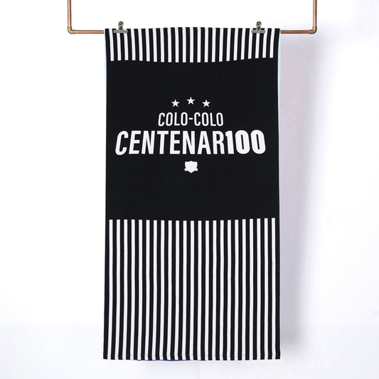 Toalla Playa con Bolso Colo-Colo Black Hite