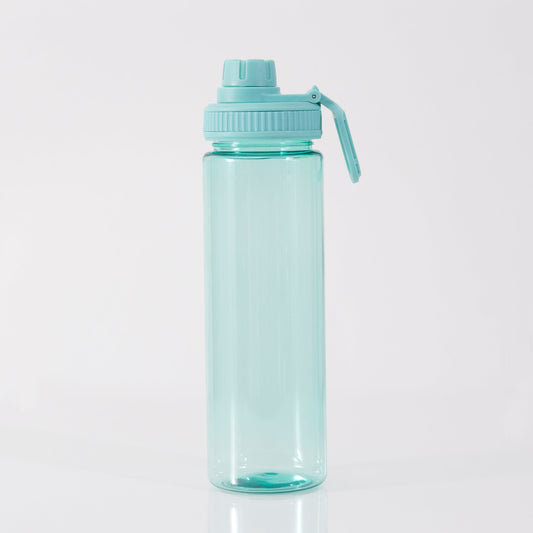 Toalla Deportiva Microfibra 40x60 cm + Botella 700 cc Celeste