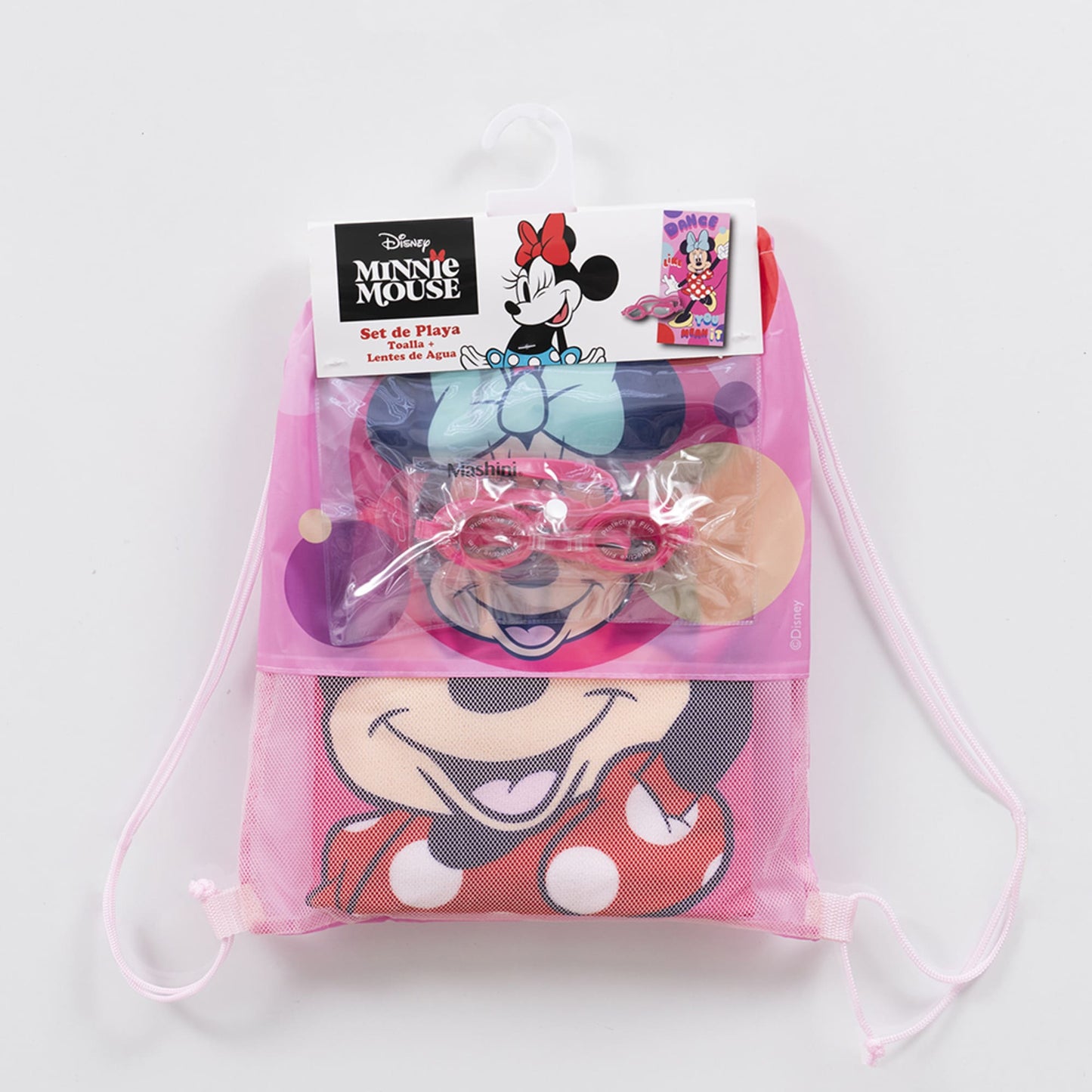 Set Toalla, Lentes de Agua y Bolso Minnie Dance