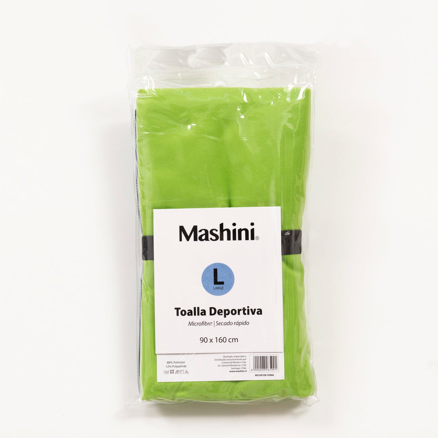 Toalla Deportiva Microfibra 90x160 cm Verde