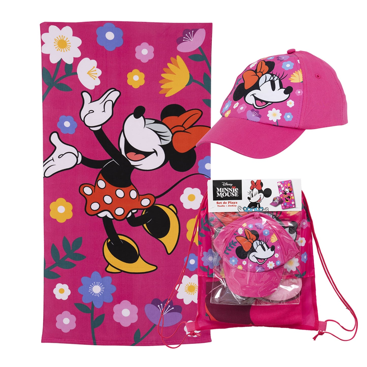 Set Toalla, Jockey y Bolso Minnie Spring