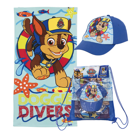 Set Toalla, Jockey y Bolso Paw Patrol Divers