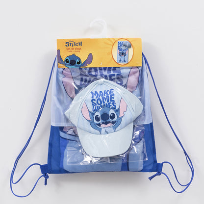 Set Toalla, Jockey y Bolso Stitch Olas
