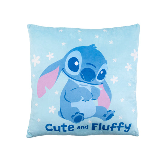 Cojín Velour Est. 40x40 cms Disney Stitch Fluffy