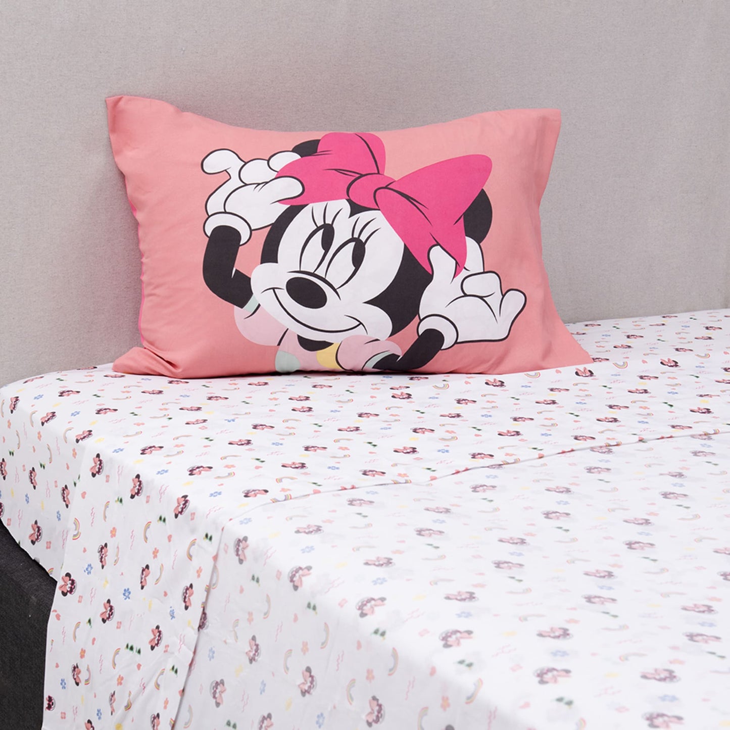Sábana 1.5 Plazas Microfibra Minnie Chill Out