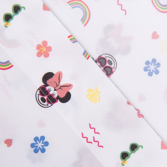 Sábana 1.5 Plazas Microfibra Minnie Chill Out