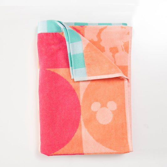 Toalla Playa Jacquard Algodón 80x160 cm Minnie Sunset