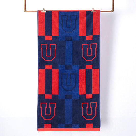 Toalla Playa Jacquard Algodón 80x160 cm U de Chile Bulla