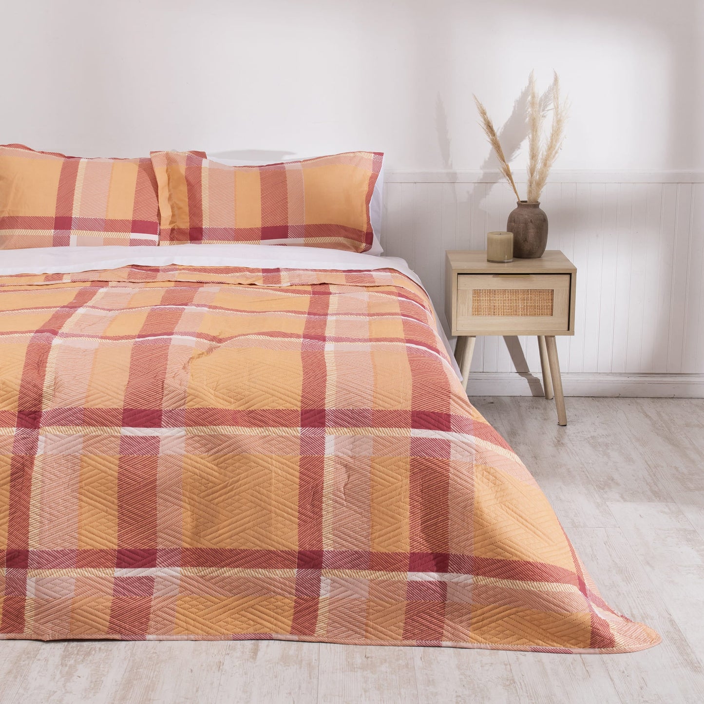 Quilt 2 Plazas Madrid Estampado Mariana