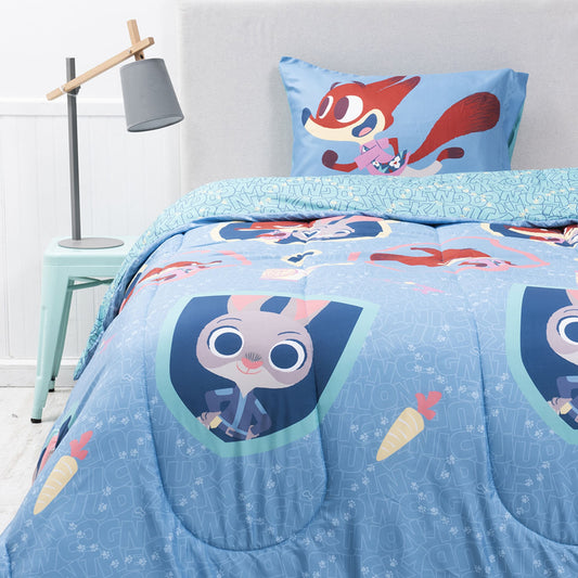 Plumón 1.5 Plazas Zootopia Zootennial