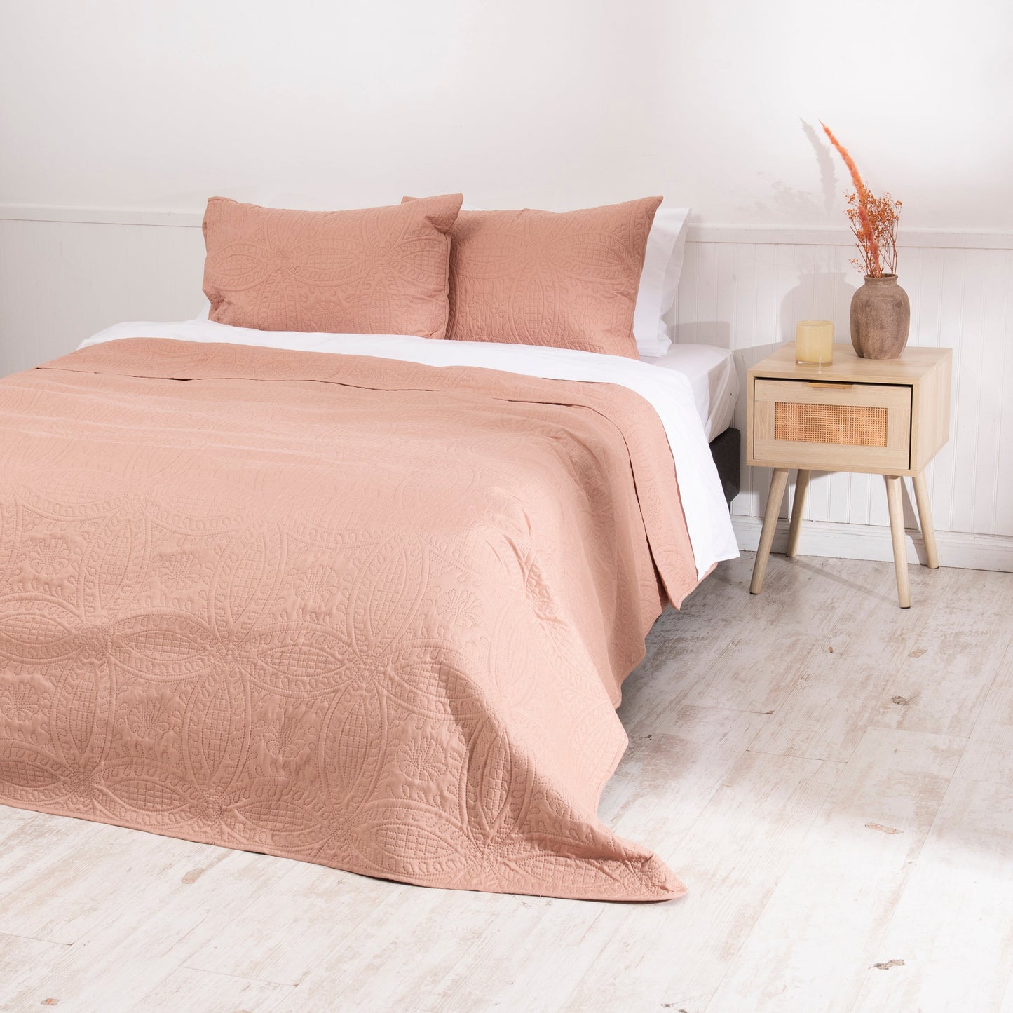 Quilt Super King Portugal Marrón