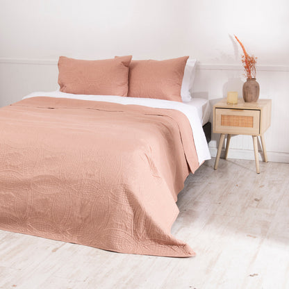 Quilt Super King Portugal Marrón