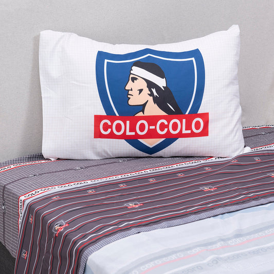 Sábana 1.5 Plazas Microfibra Colo-Colo Vencedores