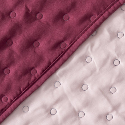 Quilt Super King Merida Morado - Rosa