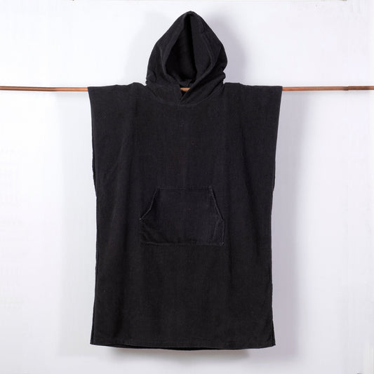 Poncho Playa 70x100 cm Negro