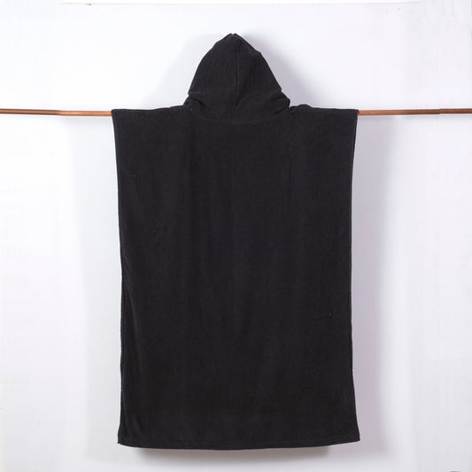 Poncho Playa 70x100 cm Negro