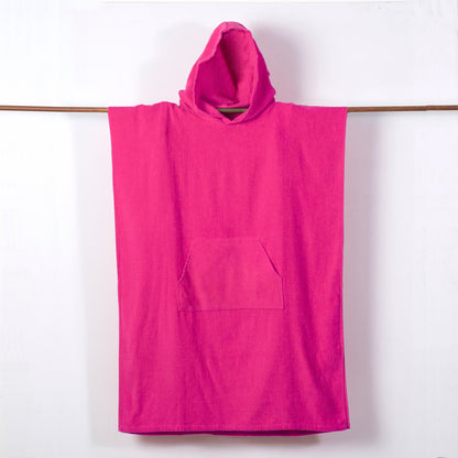 Poncho Playa 70x100 cm Fucsia