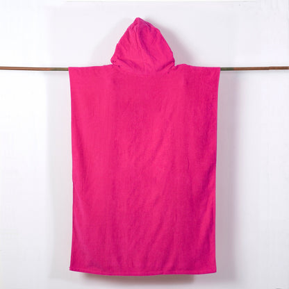 Poncho Playa 70x100 cm Fucsia