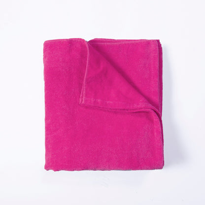 Poncho Playa 70x100 cm Fucsia