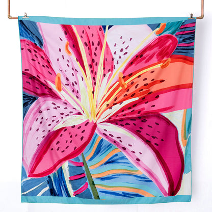 Toalla de Playa Deportiva XL con Bolso 170x180 cm Lily
