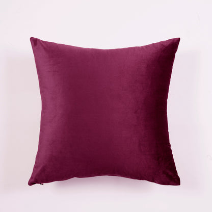 Cojín Velvet 45x45 cms Burdeo