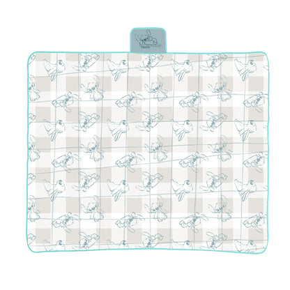 Manta Picnic 150x180 cm Stitch Piedra