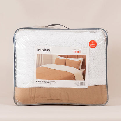 Plumón King Coral Sherpa Beige